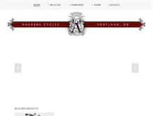 Tablet Screenshot of ahearnecycles.com